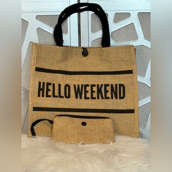 Handbags - New Arrivals! Hello Weekend Tote and Pouch Set